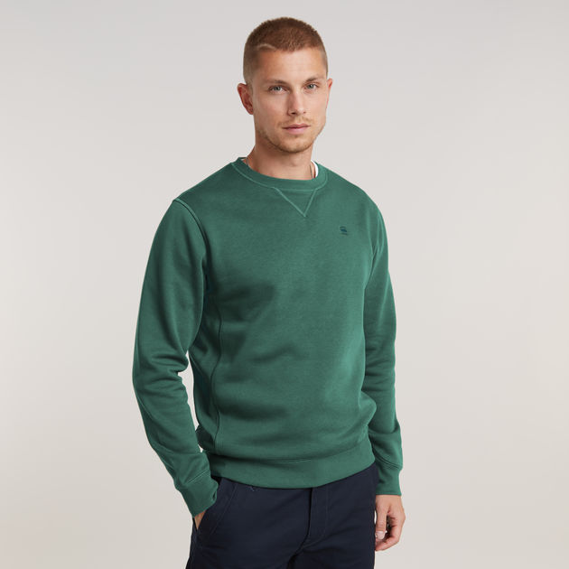 Premium Core Sweater Green G STAR IE