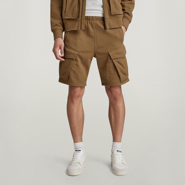 Rovic Sweat Shorts Brown G STAR GB