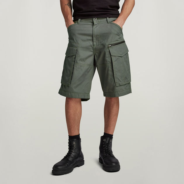 Rovic Zip Relaxed Shorts Grey G STAR AU