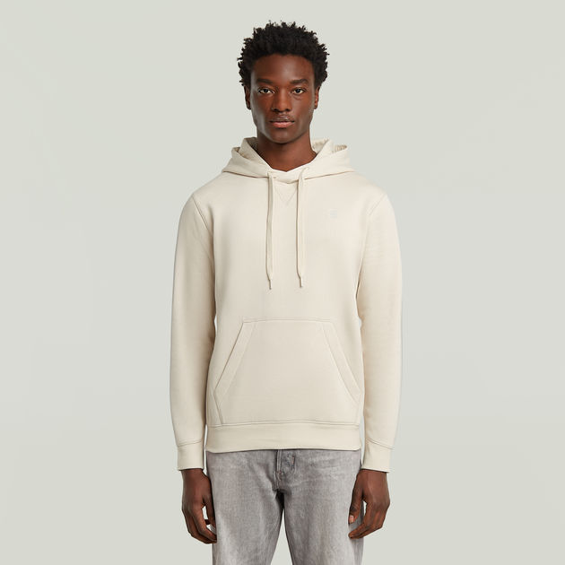 Sweat a capuche Premium Core Beige G STAR FR