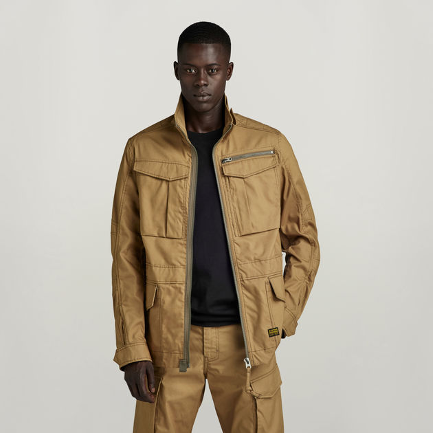 Field Jacket G Star Jacke Braun G-Star Raw Cargo Line Damen GRÖSSE