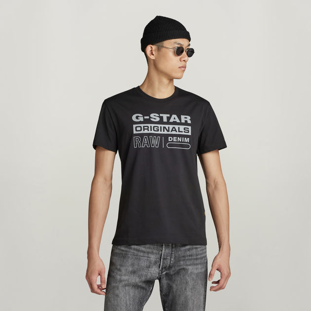 G star raw black t shirt shop