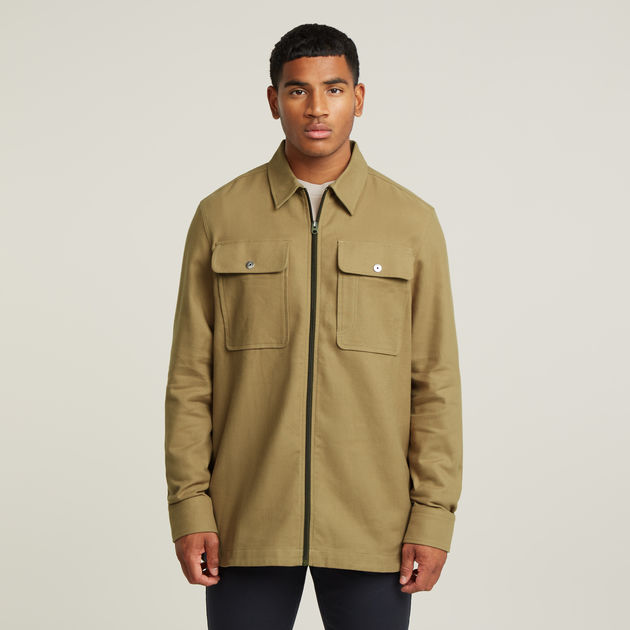 GPO Zip Overshirt Green G-STAR® SG