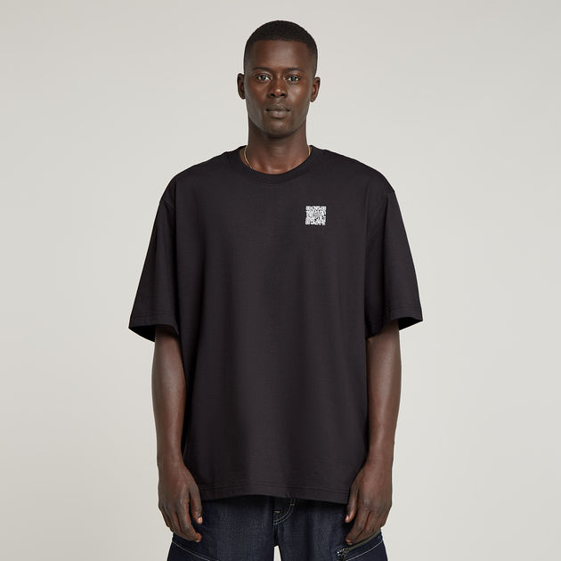 QR Mini Maxi Boxy T-Shirt | ブラック | G-STAR® JP