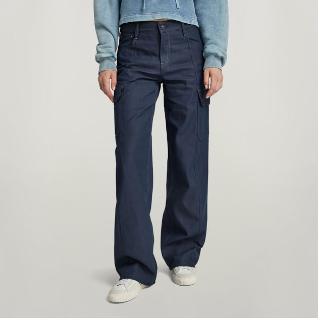 Judee Cargo Low Waist Loose Jeans | ダークブルー | G-STAR® JP