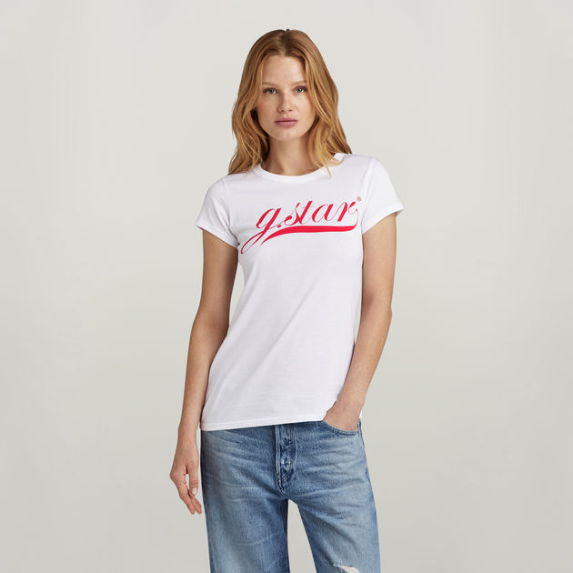 Graphic 1 Slim Top | White | G-STAR® US