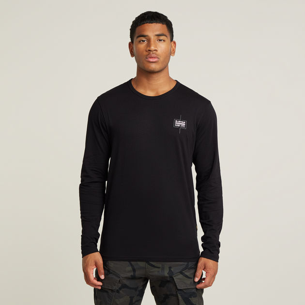 Long sleeve g star discount