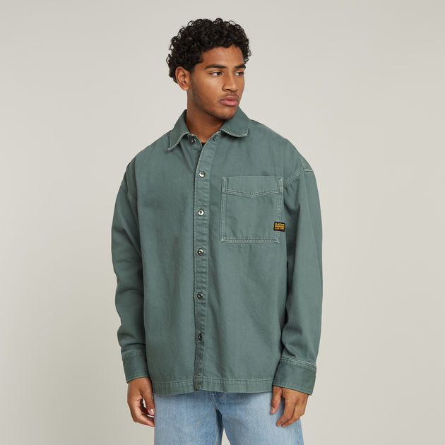 Boxy Fit Shirt | Green | G-STAR® US