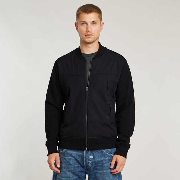 驚きの価格 | Sweater Relaxed Mix Woven Black US G-STAR® | トップス