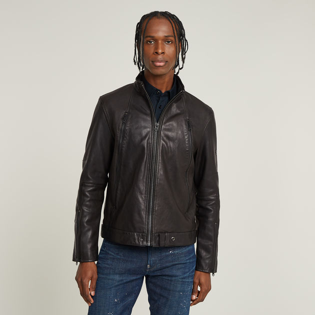 Biker Leather Jacket | ブラック | G-STAR® JP