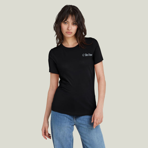 トップス Star Chest Graphic Optic Slim Top | Black | G-STAR® US