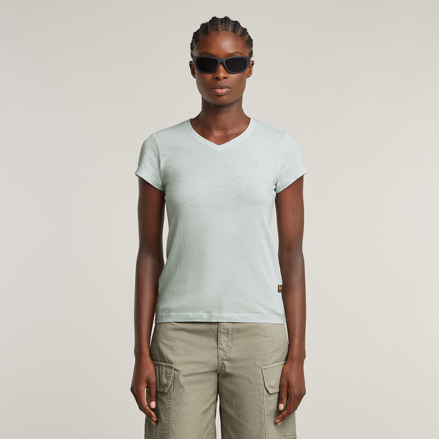 送料込★G-Star★Overdyed Eyben Slim 2.0 半袖VネックTシャツ g-star-overdyed-eyben-slim-v-
