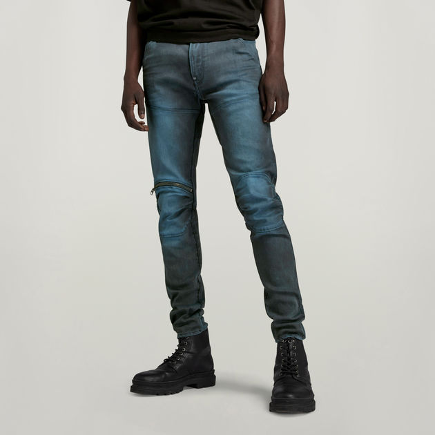 5620 Zip Knee Skinny Jeans | ブラック | G-STAR® JP