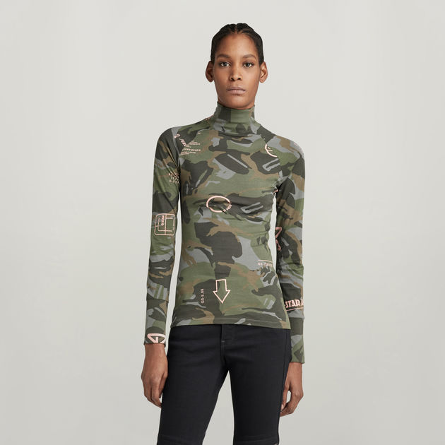 Lecite AO Slim Turtle Top Multi color G STAR US