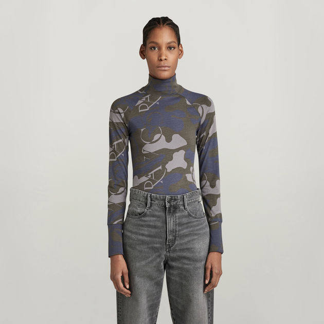 Lecite AO Slim Turtle Top | Multi color | G-STAR® US