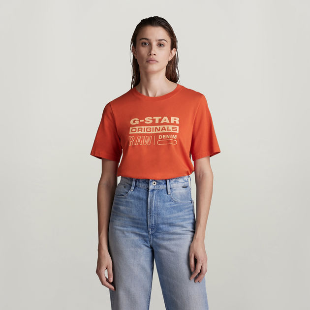 Originals Label T-Shirt | Red | G-STAR® US
