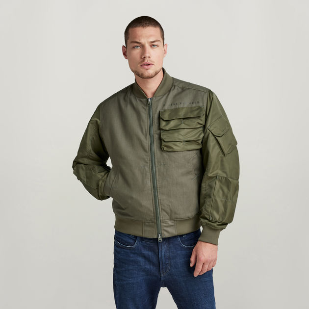 Chest Pocket PM Bomber | Green | G-STAR® US
