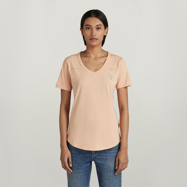 Mysid Slim Graphic T-Shirt | Pink | G-STAR® US Mysid Slim Graphic T-Shirt | Pink | G-STAR® US