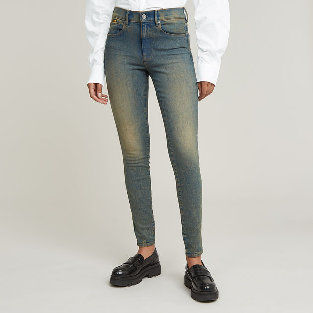 3301 LOW SUPER SKINNY ダークブルー スキニーデニム 3301 Low Waist Skinny Jeans | Dark blue | G-STAR® US