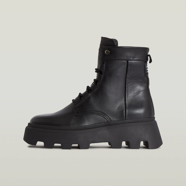 Kate II Lace Mid Boots | Black | G-STAR® US