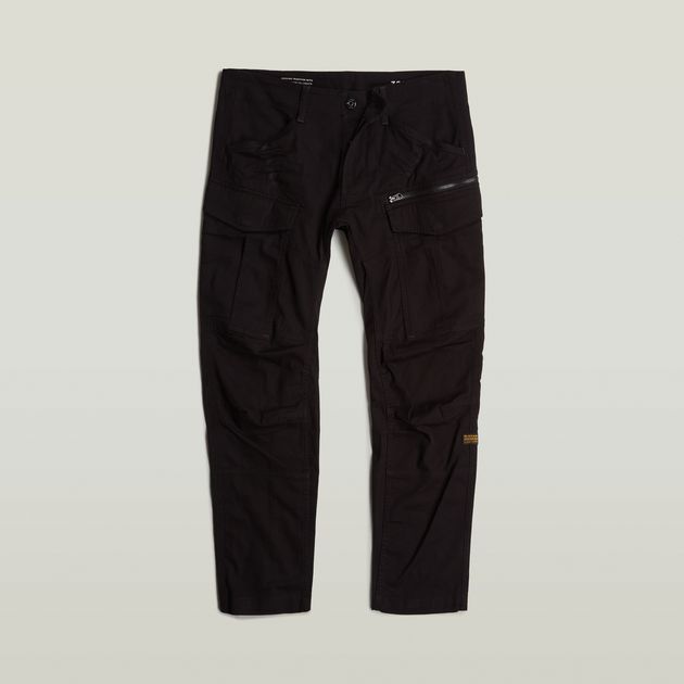 【お1人様1点限り】 Black | Tapered 3D Pants Cargo Zip | AT G-STAR® ジャケット・アウター