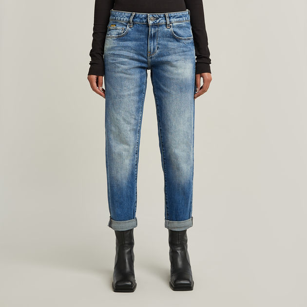 G-Star Raw Jean Boyfriend Women Size 26 Midge Sec High Waist