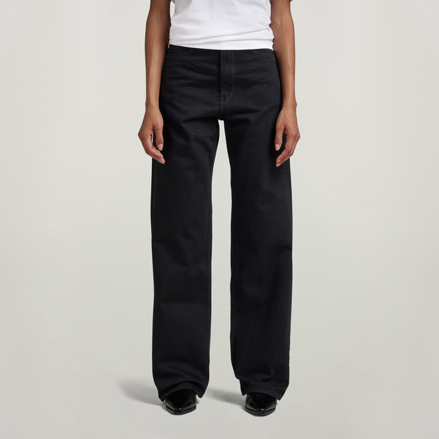 Premium Stray Ultra High Loose Jeans | Black | G-STAR® US