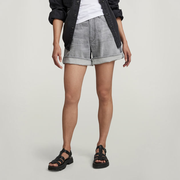 パンツ S garter denim shorts lightgray M S garter denim shorts lightgray M