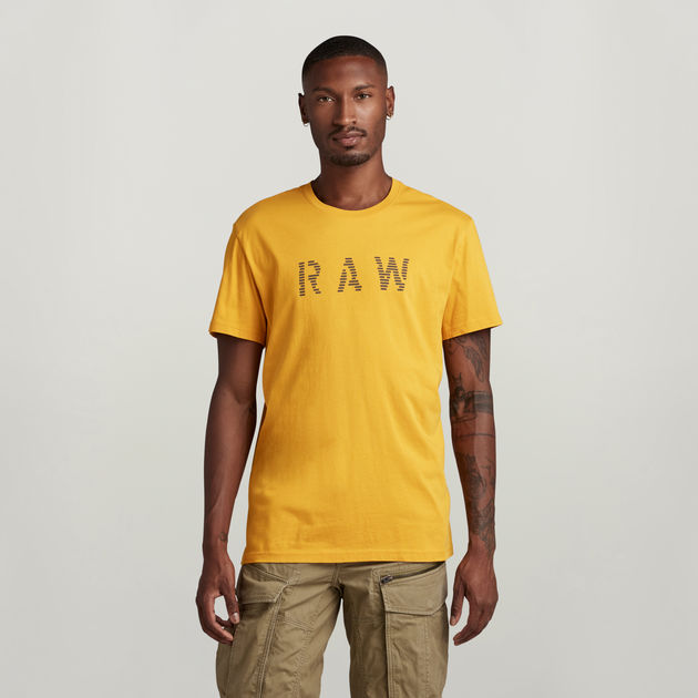 RAW T Shirt Yellow G STAR CA