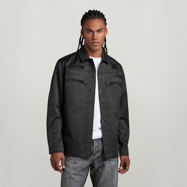 RF Service Overshirt | Black | G-STAR® US