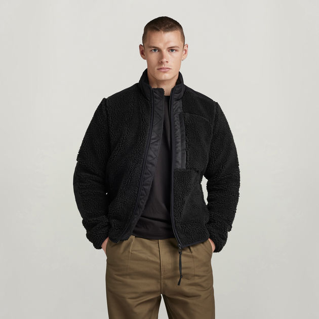 Fleece Jacket | Black | G-STAR® US