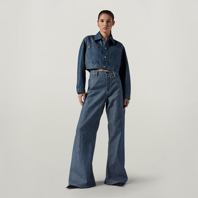 GSRR Patti Loose Selvedge Jeans | Dark blue | G-STAR® US