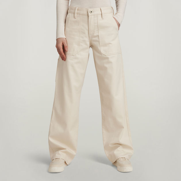 Judee Carpenter Low Waist Loose Jeans | Beige | G-STAR® US