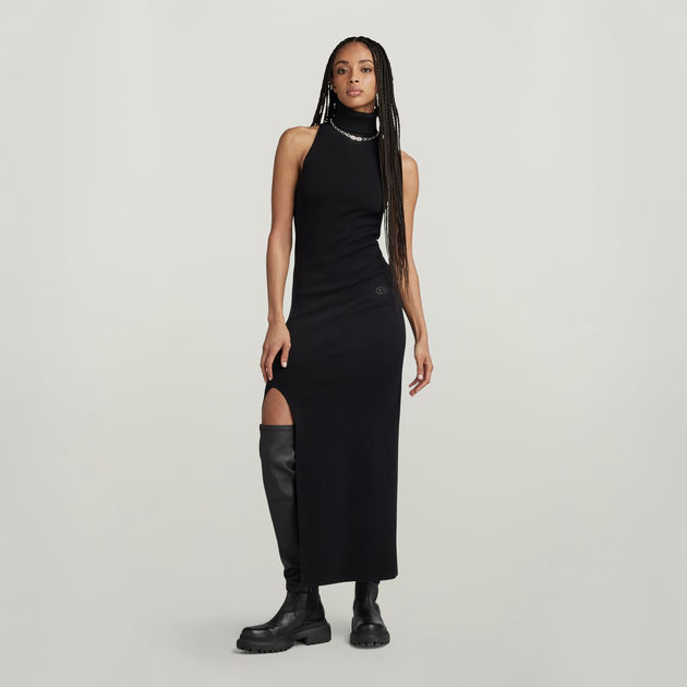 NY Raw Slim Dress Black G-STAR® HK