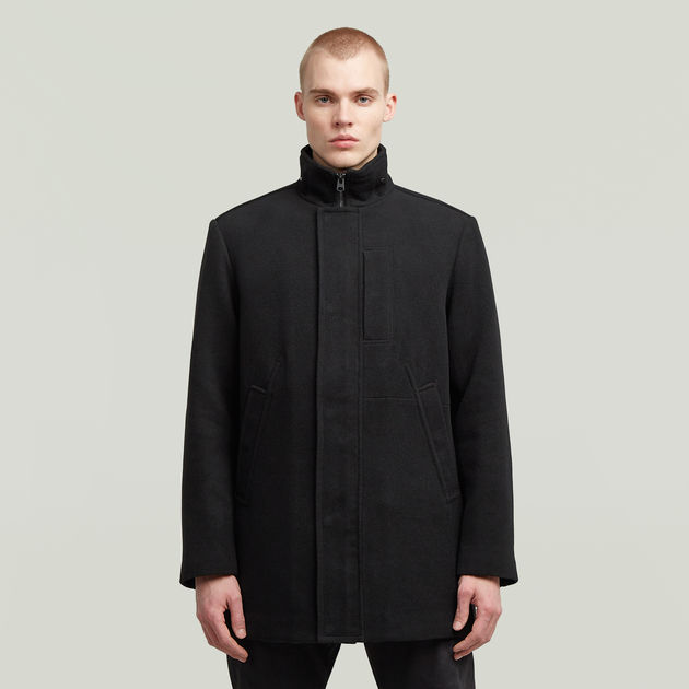 Garber Wool Trench | Black | G-STAR® US