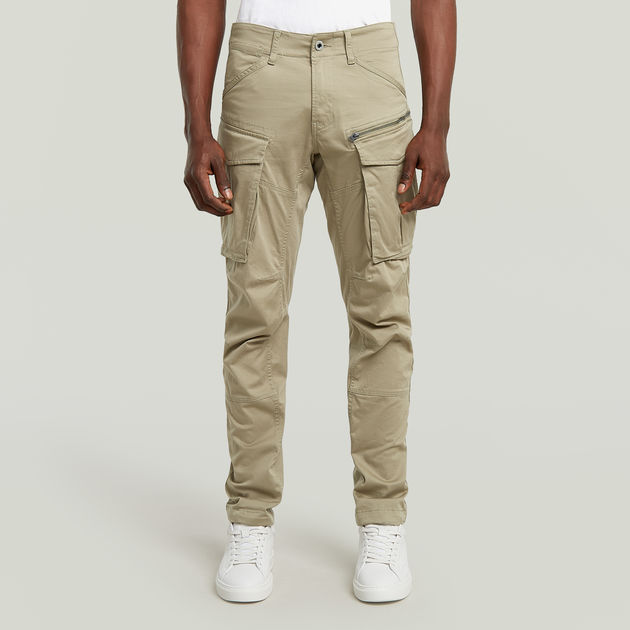 Rovic Zip 3D Regular Tapered Broek Beige G-STAR® NL