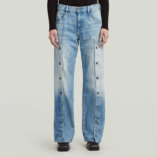 Judee Snaps Loose Jeans | ミディアムブルー | G-STAR® JP