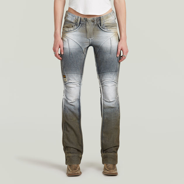★FULL OF SSUN★Cutout Denim Leg Warmar★Black★大人気 Loose Cut Jeans - Rinsed Black - Sefr-online