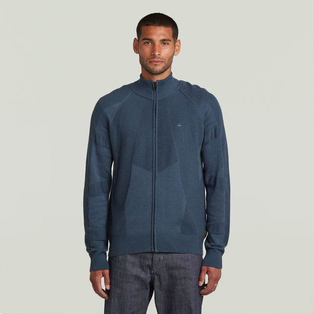 3D Biker Full Zip Knit | マルチカラー | G-STAR® JP