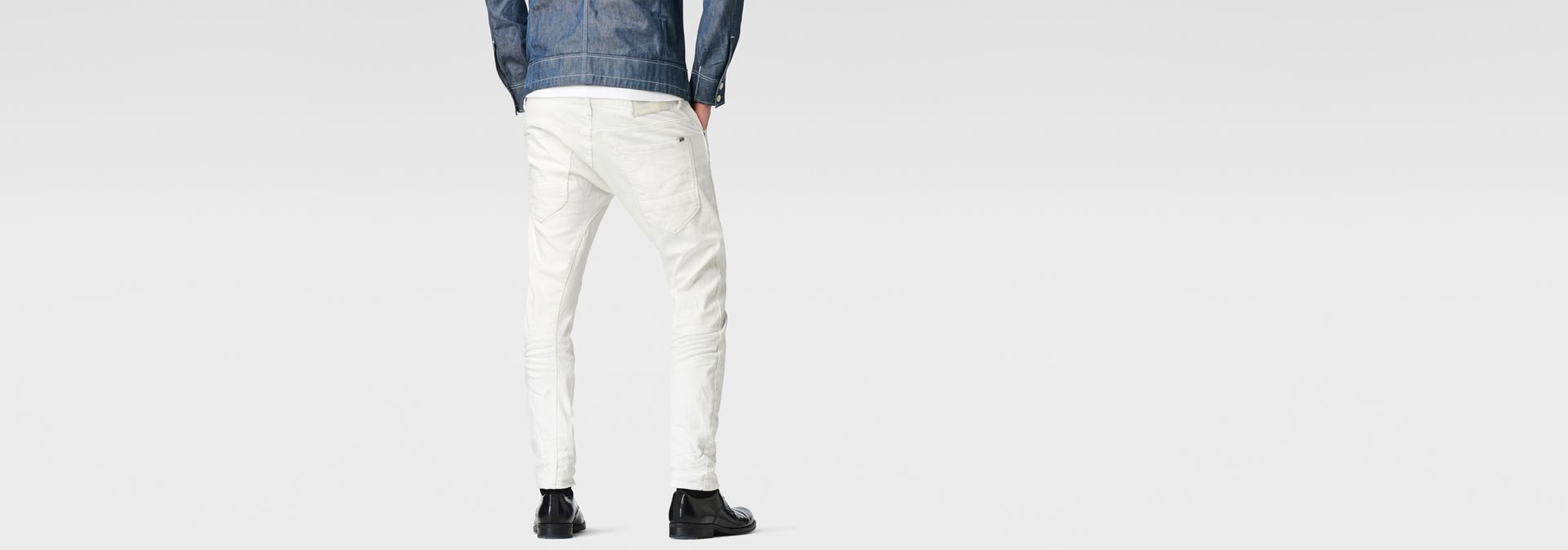 g star white mens jeans