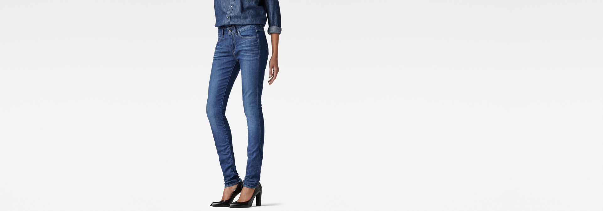 g star 3301 contour high skinny jeans
