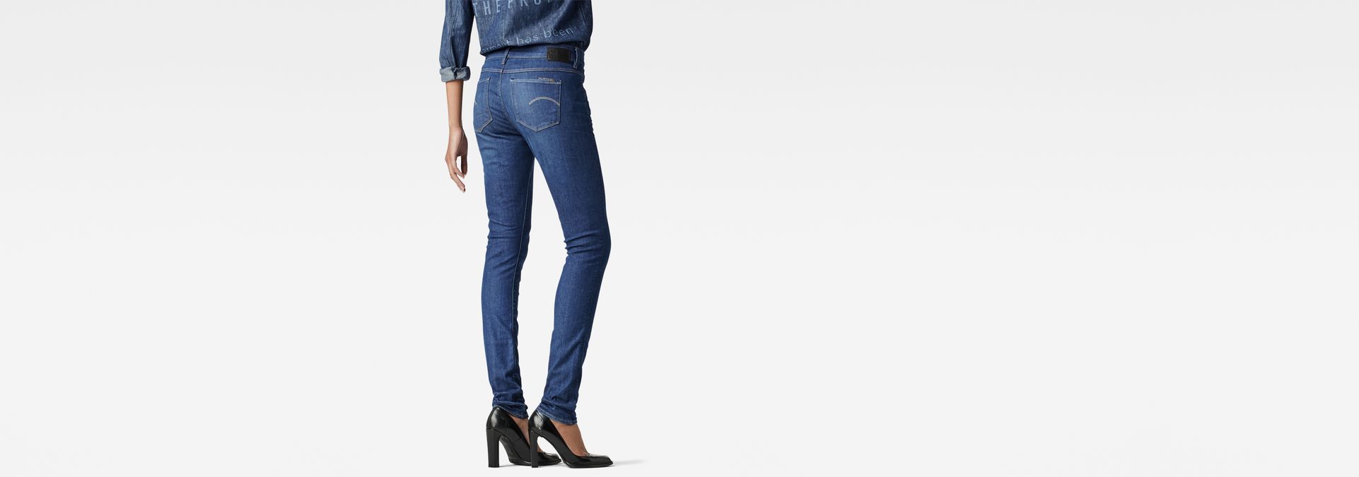 g star 3301 contour high skinny jeans