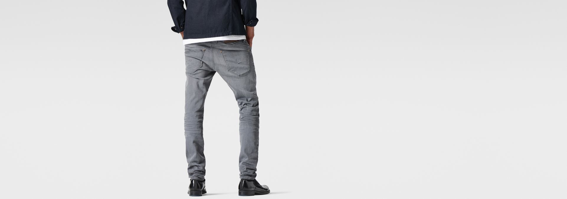 g star revend super slim grey