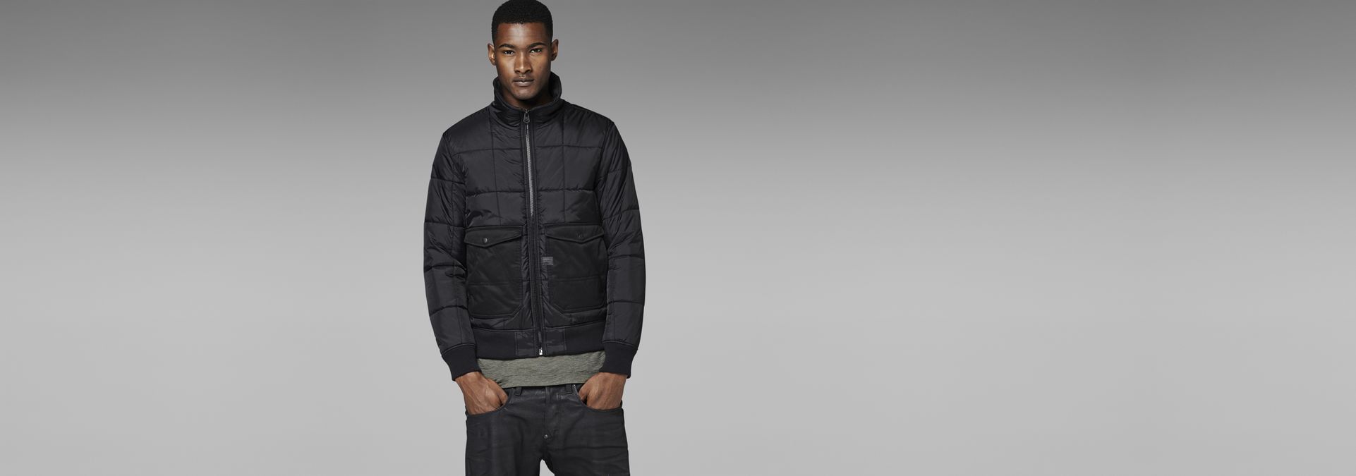 g star black bomber jacket