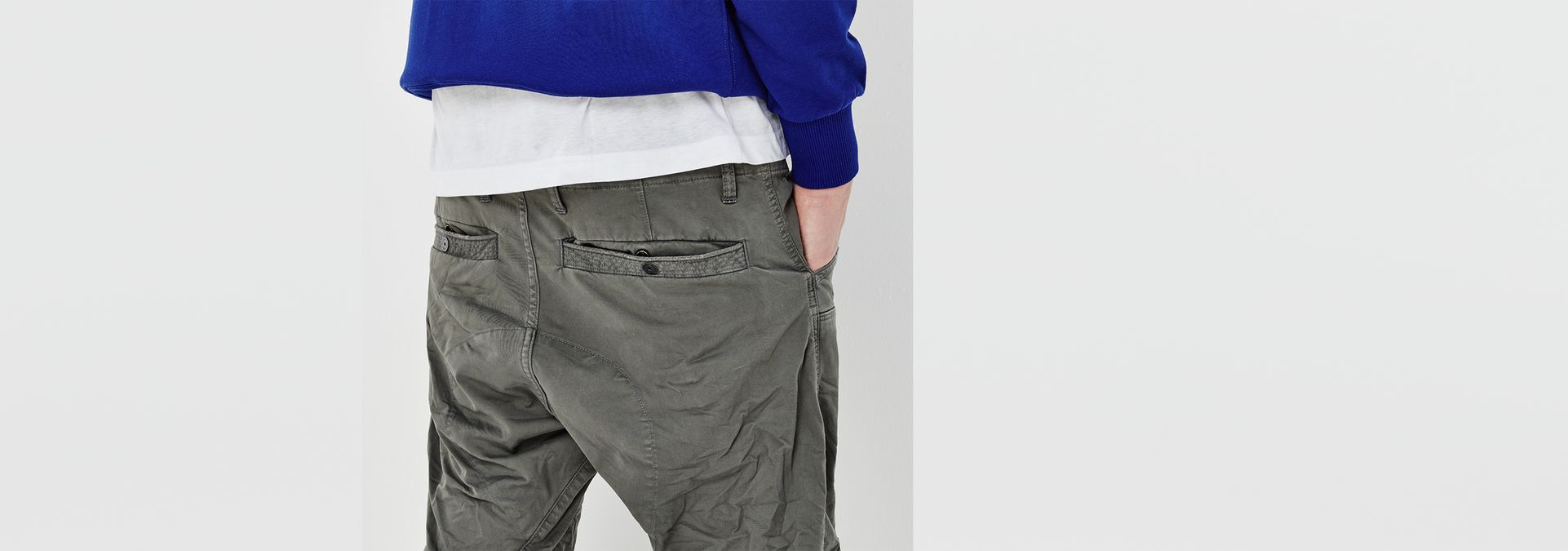 tapered cuffed pants