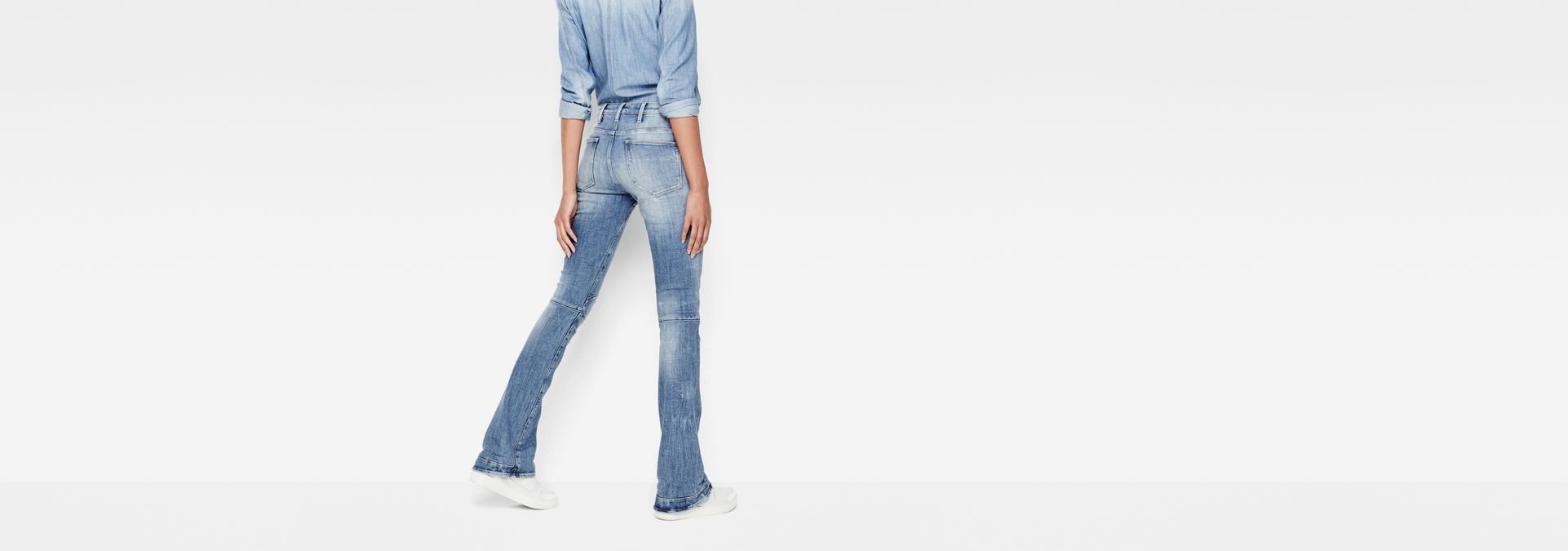 flared jeans g star