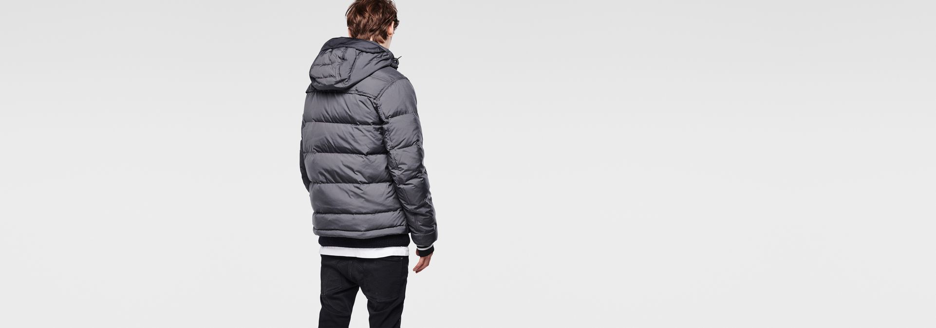Whistler Hooded Down Jacket | グレー | G-Star RAW®