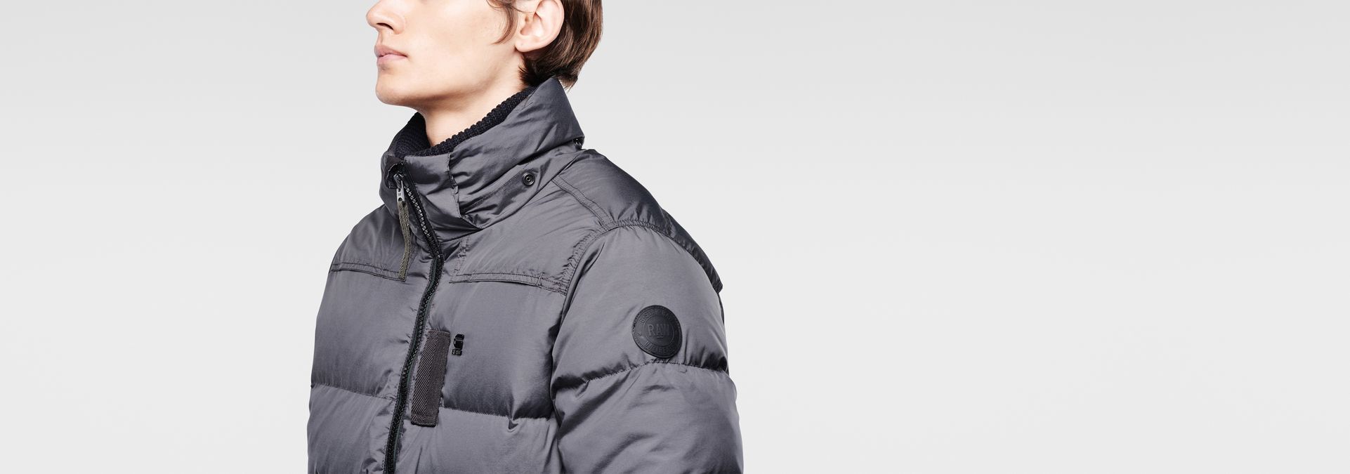 Whistler Hooded Down Jacket | グレー | G-Star RAW®