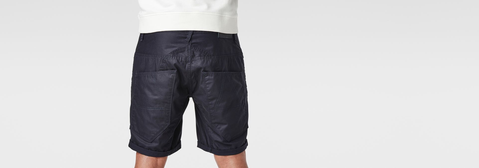 A Crotch Indigo Shorts Dark blue G STAR