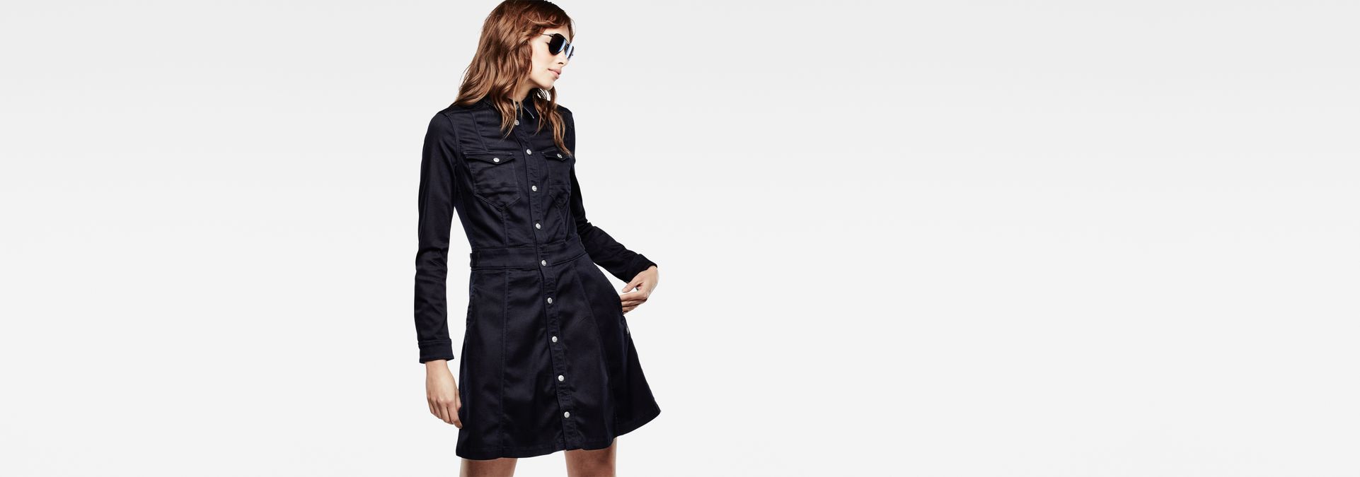 tacoma slim flare dress